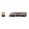 EMD F3A - Standard DC - Stealth -- Delaware, Lackawanna & Western 663 (Restored, gray, maroon, yellow), N, Broadway Limited Impo