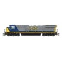 GE AC6000CW - Standard DC - Stealth -- CSX 601 (YN2, gray, blue, yellow), N, Broadway Limited Imports 8593