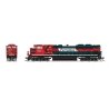 EMD SD70ACe - Standard DC - Stealth -- Ferromex 4075 (green, orange, white), N, Broadway Limited Imports 8441