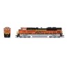 EMD SD70ACe - Standard DC - Stealth -- BNSF Railway 9196 (orange, black, yellow Wedge Logo), N, Broadway Limited Imports 8437