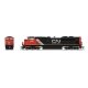 EMD SD70ACe - Standard DC - Stealth -- Canadian National 8100 (black, red, yellow, Website Logo), N, Broadway Limited Imports 84