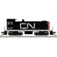 Alco S2 - Standard DC - Master(R) Silver -- Canadian National 8129 (black, red, white, Large Noodle Logo), HO, Atlas Model Railr