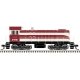 Alco S2 - Standard DC - Master(R) Silver -- St. Louis-San Francisco 296 (Ex-NEO, red, white), HO, Atlas Model Railroad Co. 10003