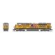 EMD SD70ACe - Standard DC - Stealth -- Union Pacific 8356 (Armour Yellow, gray, red, Large US Flag), N, Broadway Limited Imports