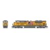 EMD SD70ACe - Standard DC - Stealth -- Union Pacific 8356 (Armour Yellow, gray, red, Large US Flag), N, Broadway Limited Imports