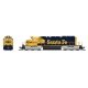 EMD SD40-2 - Standard DC - Stealth -- Santa Fe 5030 (Warbonnet blue, yellow), N, Broadway Limited Imports 9950