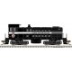 Alco S2 - Standard DC - Master(R) Silver -- Lehigh & New England 611 (black, white, Egg Logo), HO, Atlas Model Railroad Co. 1000