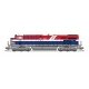 GE ES44AC - Standard DC - Stealth -- Canadian National 3115 (BC Rail Heritage, blue, red, white), N, Broadway Limited Imports 86