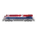 GE ES44AC - Standard DC - Stealth -- Canadian National 3115 (BC Rail Heritage, blue, red, white), N, Broadway Limited Imports 86