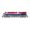 GE ES44AC - Standard DC - Stealth -- Canadian National 3115 (BC Rail Heritage, blue, red, white), N, Broadway Limited Imports 86