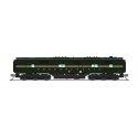 EMD E7B - Standard DC - Stealth Series -- Pennsylvania Railroad 5846B (5-Stripe, Brunswick Green, yellow), N, Broadway Limited I