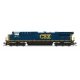 GE AC6000CW - Standard DC - Stealth -- CSX 629 (YN3, blue, yellow), N, Broadway Limited Imports 8595