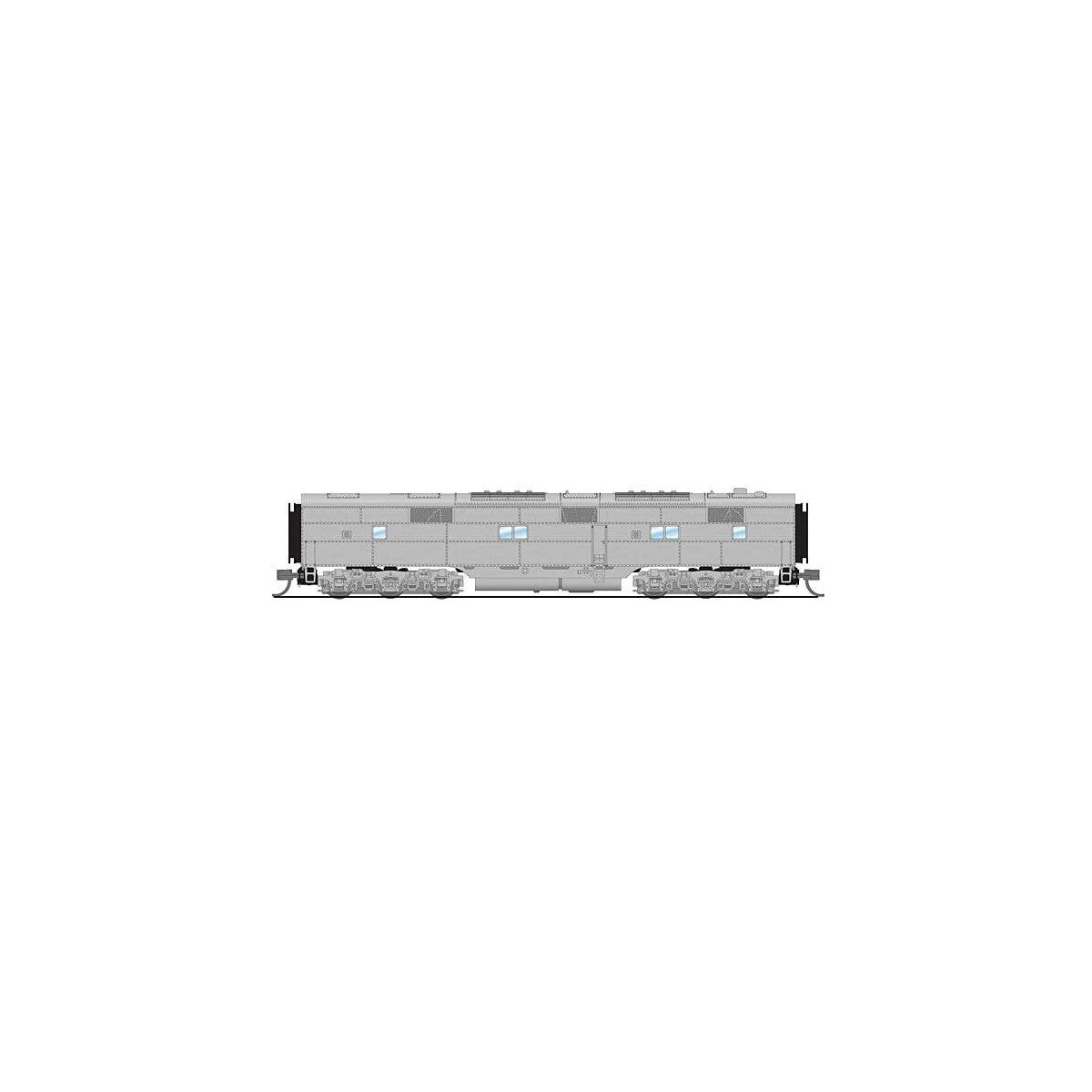 EMD E7B - Standard DC - Stealth Series -- Undecorated, N, Broadway Limited Imports 8803