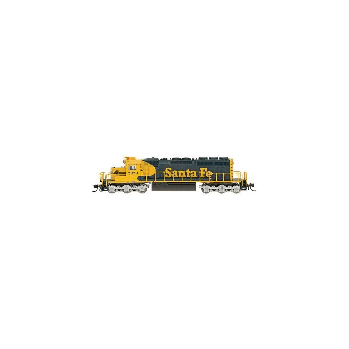 EMD SD40-2 - Standard DC -- Santa Fe (Warbonnet, blue, yellow), N, Intermountain Railway Company 69320