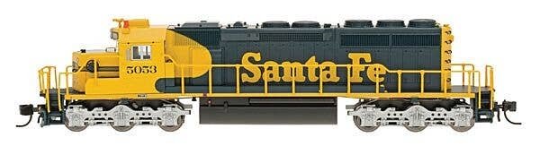 EMD SD40-2 - Standard DC -- Santa Fe (Warbonnet, blue, yellow), N, Intermountain Railway Company 69320