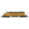 EMD SD40-2 - Standard DC -- Union Pacific (Armour Yellow, gray, red Frame Stripe, Nose Shield), N, Intermountain Railway Company