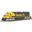 EMD SD45-2 - Standard DC -- Burlington Northern Santa Fe (Patched Warbonnet, blue, yellow), N, Intermountain Railway Company 695