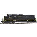 EMD SD45-2 - Standard DC -- Clinchfield (black, yellow), N, Intermountain Railway Company 69557