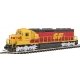 EMD SD45-2 - Standard DC -- Santa Fe (SPSF Merger Scheme, red, yellow, black), N, Intermountain Railway Company 69568