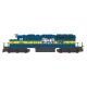 EMD SD40-2 - Standard DC -- Dakota, Minnesota & Eastern 6359 (blue, yellow, Mount Rushmore Commemorativ, N, Intermountain Railwa