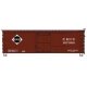 36 Double-Sheathed Wood Boxcar - Steel Roof - Wood Ends - Straight Underframe - Erie - H0 - Walthers 112-1803
