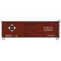 36 Double-Sheathed Wood Boxcar - Steel Roof - Wood Ends - Straight Underframe - Erie - H0 - Accurail Inc 1803