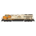 GE ET44 Tier 4 GEVO - Standard DC -- Navajo Mine Railroad (Warbonnet, sand, orange, black), N, Intermountain Railway Company 697
