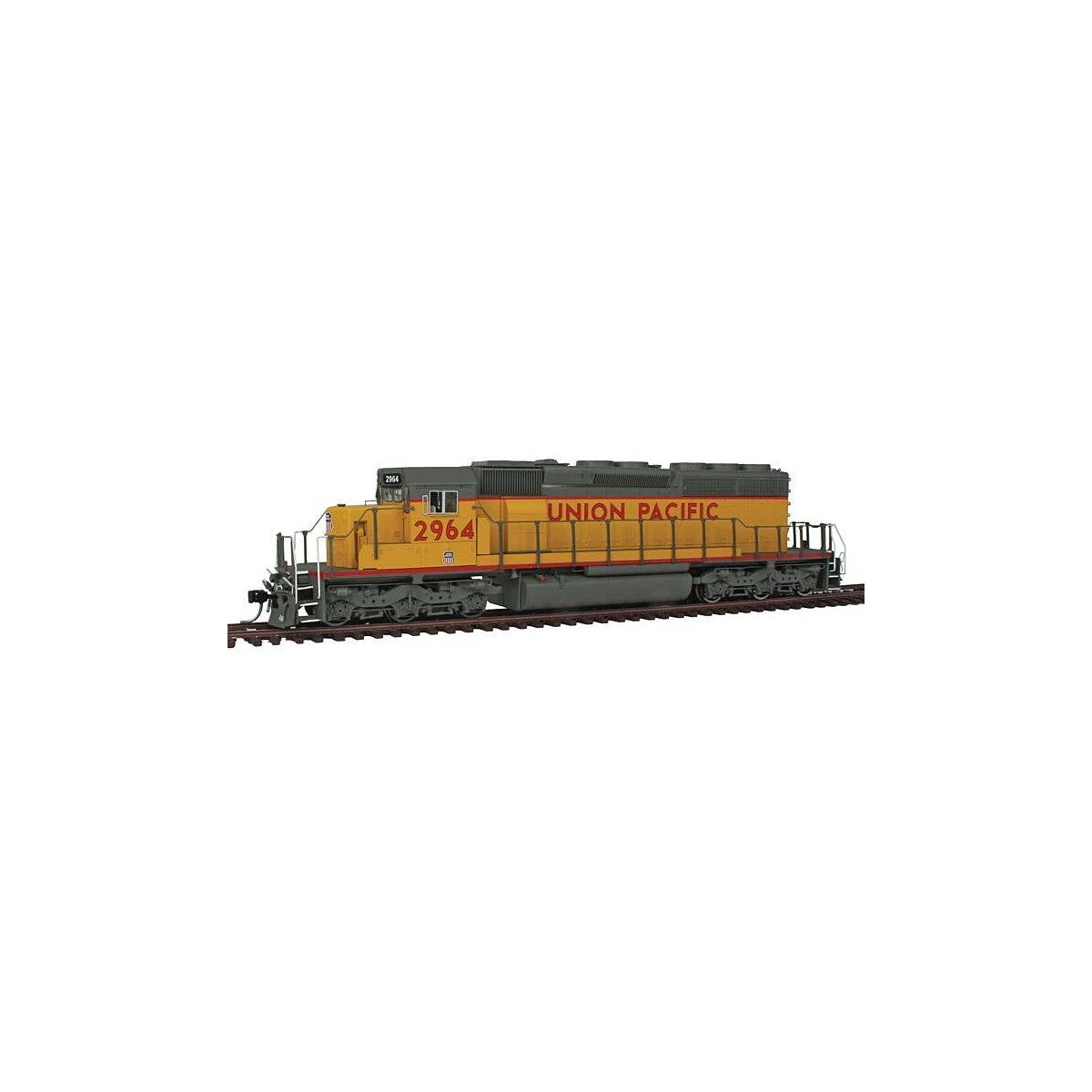 EMD SD40-2 - DCC -- Union Pacific (Armour Yellow, gray, red Frame Stripe, 2900 Series Numbers), HO, Intermountain Railway Compan
