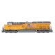 GE ET44 Tier 4 GEVO - Standard DC -- Union Pacific (Armour Yellow, gray, red, Large Flag, Building America Logo), N, Intermounta