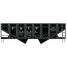 55-Ton Wood-Side 2-Bay Hopper - Kit - Pittsburgh & Lake Erie - H0 - Walthers 112-2817