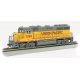 EMD GP40 - Standard DC -- Union Pacific 1356 (Armour Yellow, gray), HO, Bachmann Industries 63534