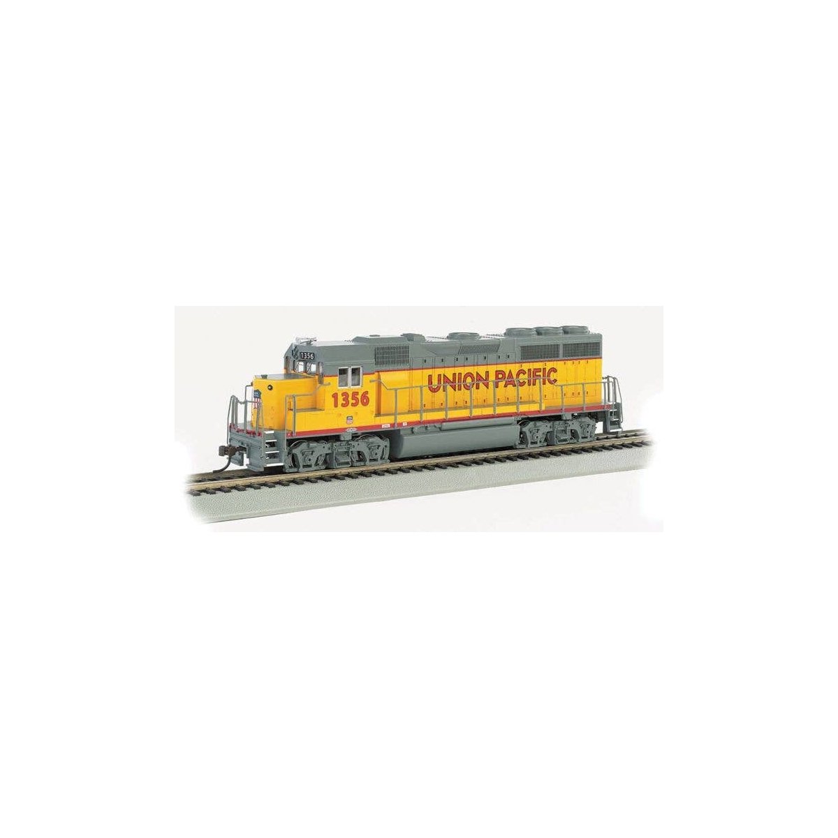 EMD GP40 - Standard DC -- Union Pacific 1356 (Armour Yellow, gray), HO, Bachmann Industries 63534