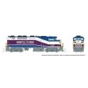 GMDD F59PH - Standard DC -- Altamont Commuter Express 3107 (white, purple, blue), N, Rapido Trains Inc 519001
