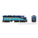 GMDD F59PH - Standard DC -- TriRail - Dark Blue Scheme 831 (dark blue, light blue, orange, green), N, Rapido Trains Inc 519024