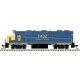 EMD GP39-2 Phase I - Standard DC - Master(R) Silver -- Delaware & Hudson 7420 (blue, yellow), N, Atlas Model Railroad Co. 400059