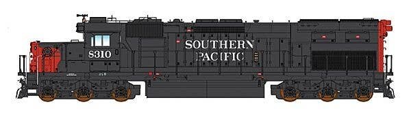 EMD SD40T-2 Tunnel Motor Snoot - Standard DC -- Southern Pacific (gray, red), N, Intermountain Railway Company 69421
