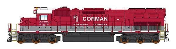 EMD SD40T-2 Tunnel Motor - Standard DC -- RJ Corman (red, gray, white), N, Intermountain Railway Company 69423