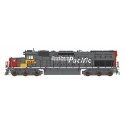 EMD SD40T-2 Tunnel Motor Snoot - Standard DC -- Union Pacific (ex-SP Patch, gray, red, Speed Lettering, Armour Yellow Patch), N,