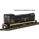 Diesel Baldwin DS-4-4-1000 - Powered -- Erie Lackawanna 2 (black & yellow), HO, Bowser/Stewart Hobbies 4830