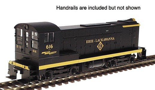 Diesel Baldwin DS-4-4-1000 - Powered -- Erie Lackawanna 2 (black & yellow), HO, Bowser/Stewart Hobbies 4830