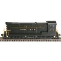 Diesel Baldwin S-12 Phase I Powered -- Soo Line 313 (black & yellow), HO, Bowser/Stewart Hobbies 4907