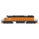 EMD SD38-2 - Standard DC -- Bessemer & Lake Erie (orange, black), N, Intermountain Railway Company 693305