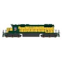 EMD SD38-2 - Standard DC -- Chicago & North Western (yellow, green), N, Intermountain Railway Company 693302