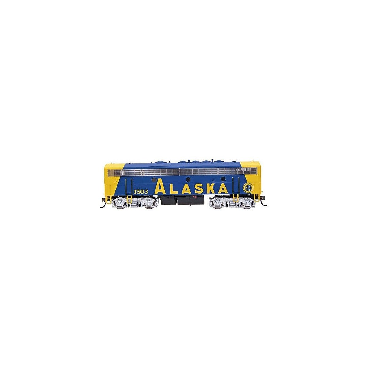 EMD F7B - Standard DC -- Alaska Railroad (blue), HO, Intermountain Railway Company 49566