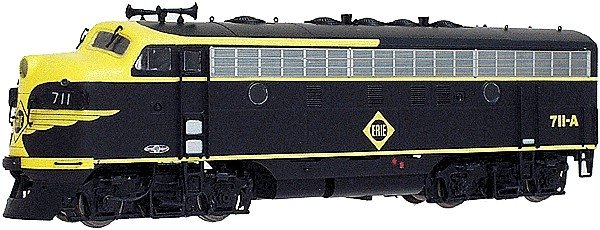 EMD F7B - Standard DC -- Erie (black, yellow w/Diamond herald), HO, Intermountain Railway Company 495181