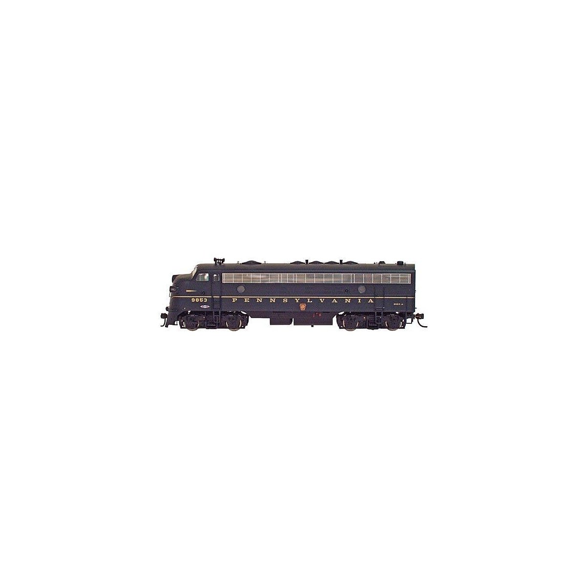 EMD FP7 Phase I - Standard DC -- Pennsylvania Railroad (Single Stripe Scheme, Brunwick Green), N, Intermountain Railway Company 