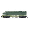 EMD FP7 Phase I - Standard DC -- Northern Pacific (Loewy Two-Tone Green), N, Intermountain Railway Company 69933