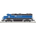 EMD GP38-2 Phase II - Standard DC -- GATX Leasing GMTX 2346 (black, blue), N, Atlas Model Railroad Co. 40004821