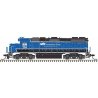 EMD GP38-2 Phase II - Standard DC -- GATX Leasing GMTX 2346 (black, blue), N, Atlas Model Railroad Co. 40004821