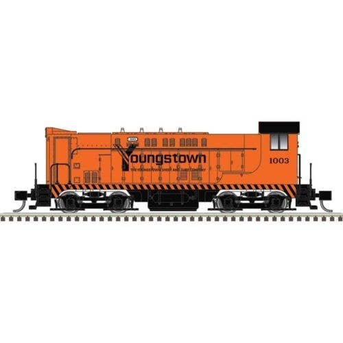 Baldwin VO1000 - Standard DC - Master(R) Silver -- Youngstown Sheet and Tube 1003 (orange, black), N, Atlas Model Railroad Co. 4